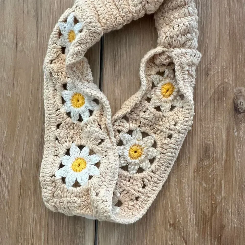 Festival/ Boho Crochet Head Scarves